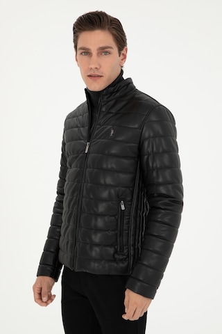 U.s. Polo Assn. Erkek Siyah Deri Mont-kaban 50297251-001 001sıyah