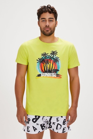 Bad Bear Ricardo Erkek Tişört-6570 Sulphur Sarı