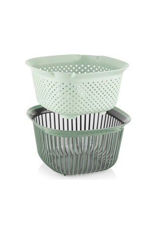 Selka Home 2 Parça Süzgeçli Kase 4000 ML 001