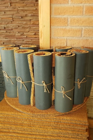 Hoş Geldiniz Yazılı Zarif Çiçek Tasarımlı Dış Kapı Paspası Kıl Paspas Koko Paspas Giriş Paspası Standart