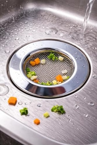 Paslanmaz Çelik Lavabo Süzgeçi Çap 7.5 Cm Süzgeç 4 Cm Diğer