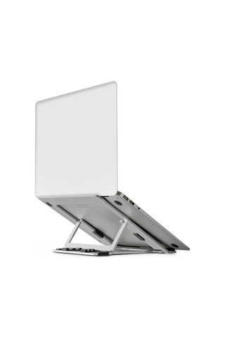 Ebitda Cbtxxj-1 Alüminyum Laptop Standı, Açık Gri, 27.8x23.6x3.2cm, 17'' Bilgisayarlar İçin Ayarlanabilir Ve Katlanabilir