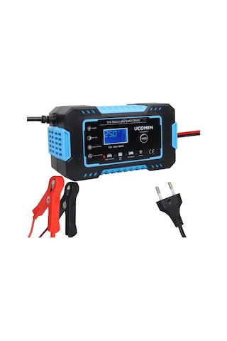 Electroon Ucomen Uc-c120501a Mavi 12volt 6amper Led Göstergeli Akü Şarj Cihazı