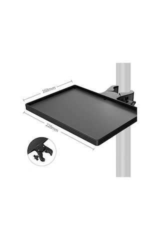 Homyl Mikrofon Standı Tepsi Tutucu Ses Telefon-tutucusu-olmadan