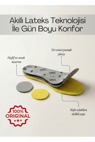 Tuna Ayakkabı İçi Ortopedik Tabanlık Topuk Destekli Ve Şok Emici Ayakkabı Tabanlığı 9022