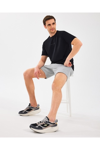 Skechers M Essential T-shirt Erkek Siyah Tshirt S2510017-001