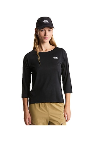 The North Face W Tanken 3/4 T-shırt Kadın Outdoor Tişörtü Nf0a8e2zks71 Siyah