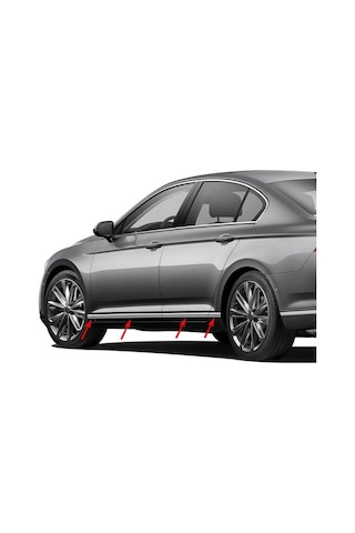 Volkswagen Passat B8 Uyumlu Krom Kapı Çıtası 8prç 2015-2018 Arası P.çelik
