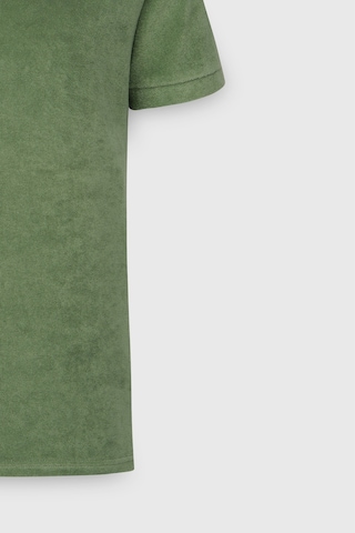AC&Co / Altınyıldız Classics Erkek Yesıl Slim Fit Dar Kesim Pamuklu Havlu Kumaş Polo Yaka Tişört Yeşil