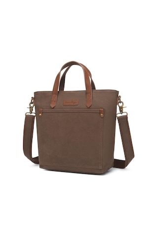 Kanvas Kumaş Kadın Çantası Elden Tutmalı Smart Bags 1328 Kahve 67132135