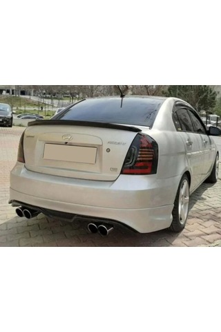 Hyundai Accent Era Arka Ek Plastik Siyah Difüzör 2005-2010 Arka-bodykit-ek-karlık