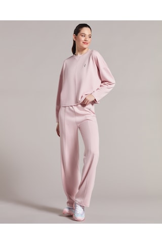 Skechers W Soft Touch Shinny Logo Crew Neck Sweatshirt Kadın Light Pink Sweatshirt S231144-590 Pembe
