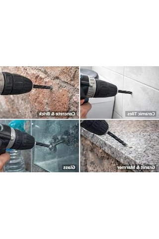 4-10 Mm Elmas Delme Ucu Seti - Pürüzsüz Kesim Özelliği