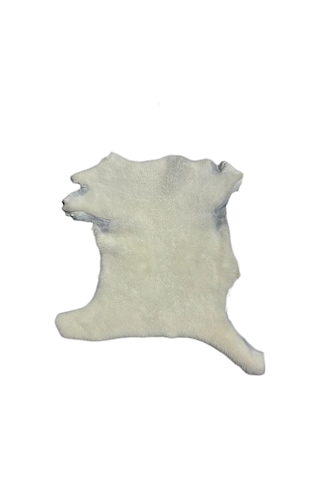 Naturel Gerçek Koyun Postu Doğal Beyaz Kısa Tüylü 70x45 Cm