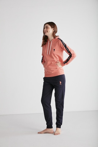 U.s. Polo Assn. 16946 Kadın Kapşonlu Pijama Takımı SOMON