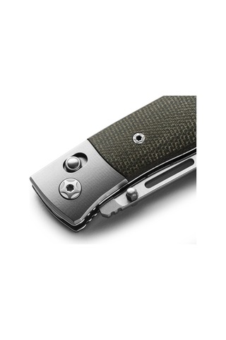 Lionsteel Nini - Green Canvas - Titanium Bolster Kamp Çakı Yeşil