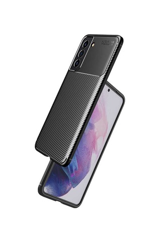 Galaxy S21 Fe Kılıf Zore Negro Silikon Kapak Siyah