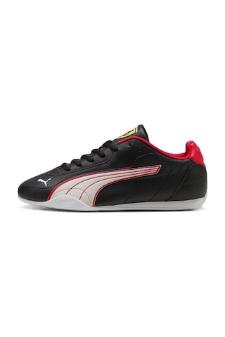 Puma Ferrari Catch 309196 Erkek Spor Sneaker Ayakkabı Siyah Beyaz - Siyah