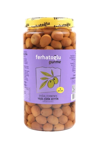Ferhatoğlu Yeşil Çizik Zeytin 1 KG