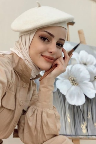 Fransız Keçe Ekru Ressam Bere Ekru