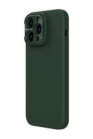 Nillkin Apple Uyumlu iPhone 14 Pro Max Stand Özellikli Lens Koruyuculu Lansman Kılıf Yeşil