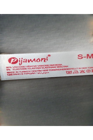 Pijamoni Kadın İp Askılı Kaşkorse Viskoz Likralı Pijama Takımı 5533-2 / 1 Adet Haki