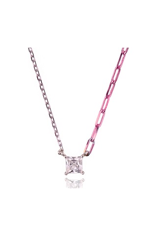 Masaliko Minio Prenses İthal Gümüş Kolye Ms3276, 925 Ayar Kadın Gümüş Kolye, İthal Ürün Altın