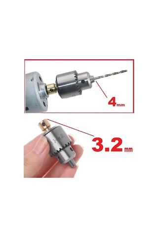 Motor için Mini Mandren Set Proje Ödev Araştırma Otomatik Mandrel