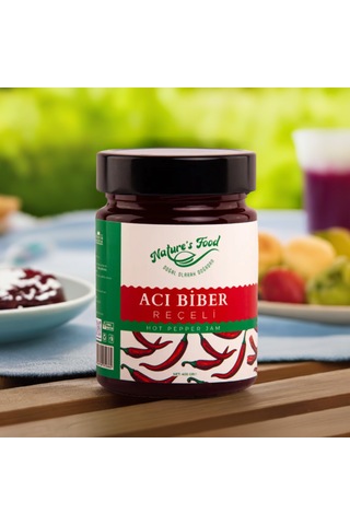 Acı Biber Reçeli Premium Series 400gr Cam Şişe %65 Acı Biber Acı İle Tatlının Muhteşem Birleşimi.