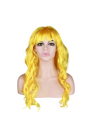 Riota Anime Sarı Uzun Dalgalı Peruk 171228324 Gri
