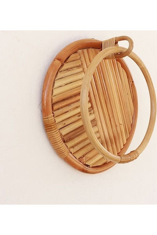 Bohem Rattan Banyo Havlu Askısı, Askılık, Iskandinav, Modern,
