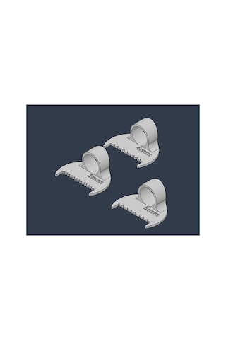 3'lü Dikiş Aralığı Belirleme Aparatı Seti - 3mm 4mm 5mm Eşit Dikiş Kılavuzu Pratik Dikiş Yardımcısı
