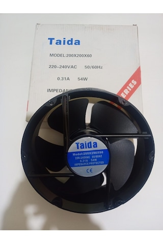 Taida Yuvarlak Fan 220 V Ac 200x200x60