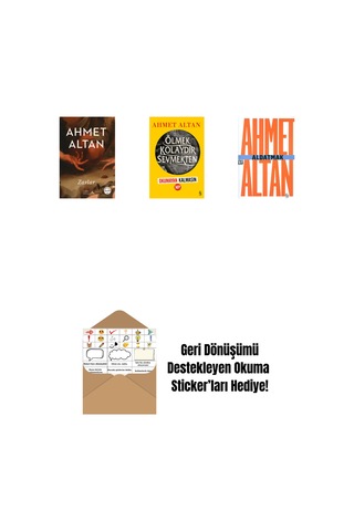 Zarlar + Ölmek Kolaydır Sevmekten Okumayan Kalmasın + Aldatmak - Yalnızlığın Özel Tarihi Cep Boy + Okuma Sticker'ları
