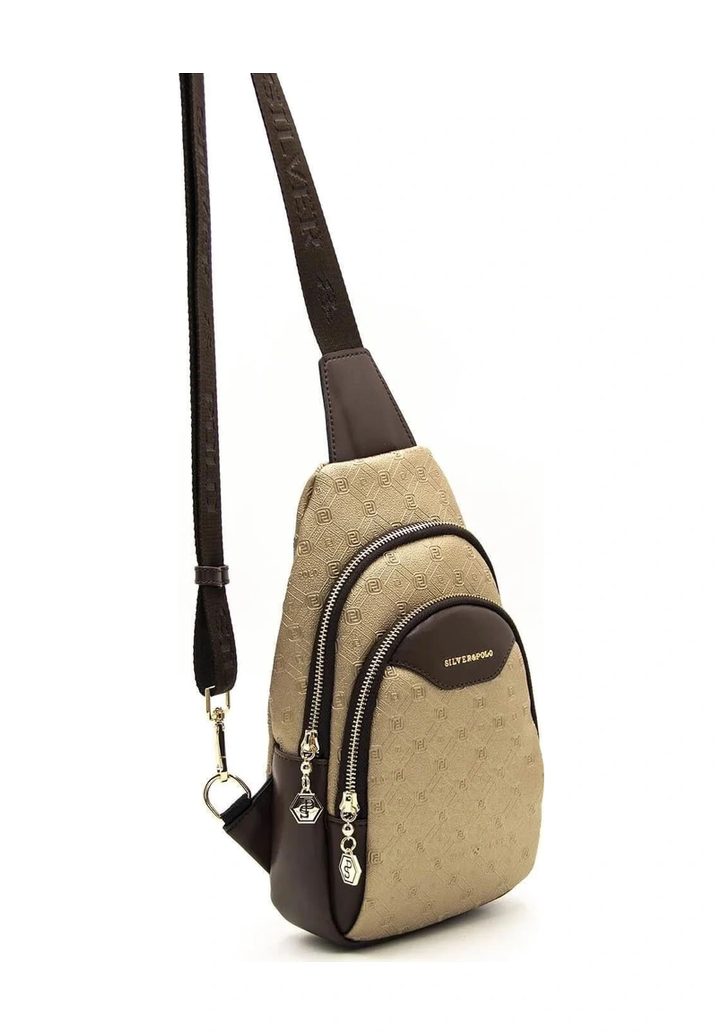 Silver Polo Kadın Bel Çanta 959 Bronz