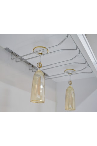 Krom 3 Bölmeli V Bardaklık Kadehlik