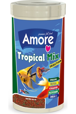 Tropical Mix Selection 1000ml Lepistes Akvaryum Balık Yemi