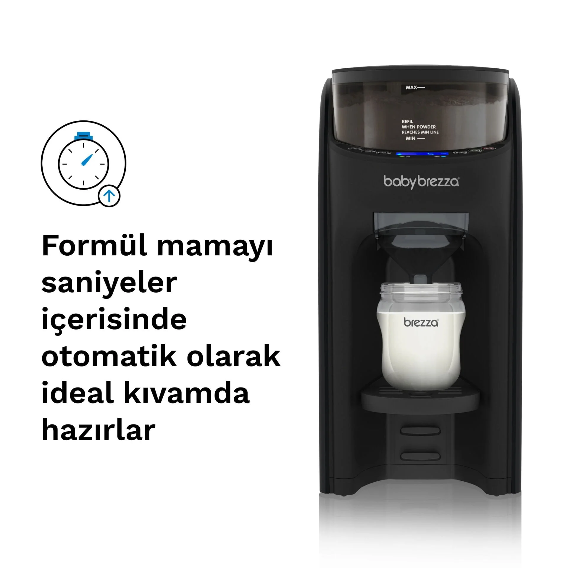 Baby Brezza Formula Pro Advanced Otomatik Bebek Mama Makinesi Siyah