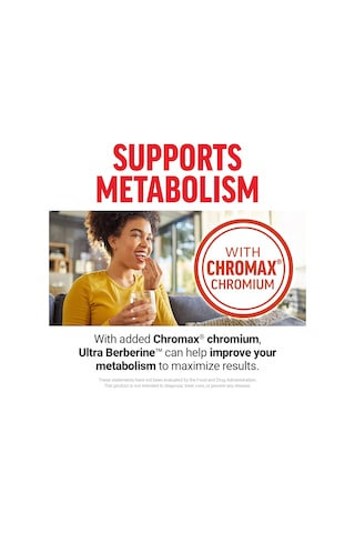 Force Factor Ultra Berberine, 500mg Chromium & Cinnamon 60 Vegeta