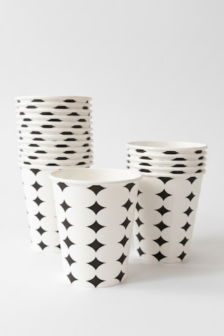 Yıldızlı Karton Bardak 1000 Adet 8 Oz - 240 Ml 1000