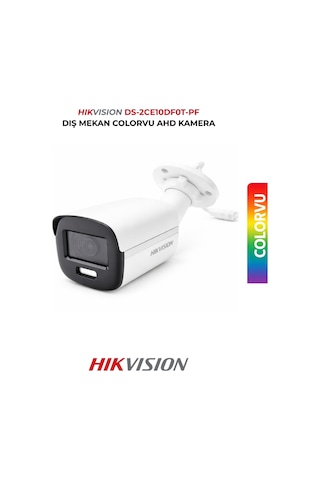 Ds-2ce10df0t-pf 2mp Colorvu Bullet Kamera Gece Renkli