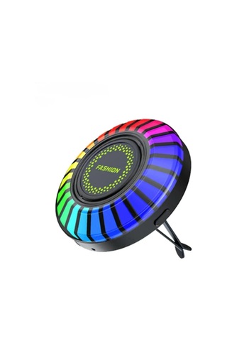 Araç İçi Rgb Sese Duyarlı Led Işıklı Ekolayzer Ve Koku Cihazı Yuvarlak Model 1 Adet