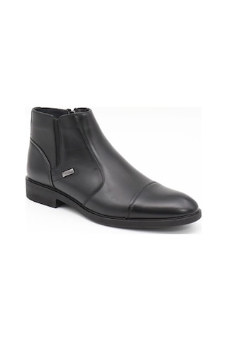 Nesilshoes Nesil Shoes Thrtrk 2302-1 Siyah Hakiki Deri Kauçuk Taban Erkek Bot
