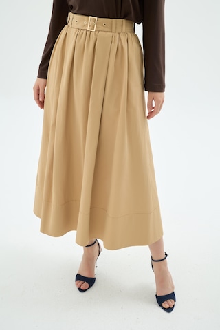 Senna 51015 Eftelya Etek Camel CAMEL