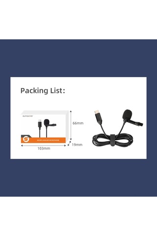 Dofolink Insta360 X4 İçin Sunnylife Mc490-x4 Kollu Mikrofon, Type-c Bağlantı, Tüm Yönlü Alıcı, Rüzgar Gürültüsü Engeli, 6g Hafif Tasarım Siyah