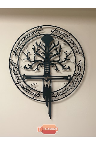 Yüzüklerin Efendisi Metal Tablo