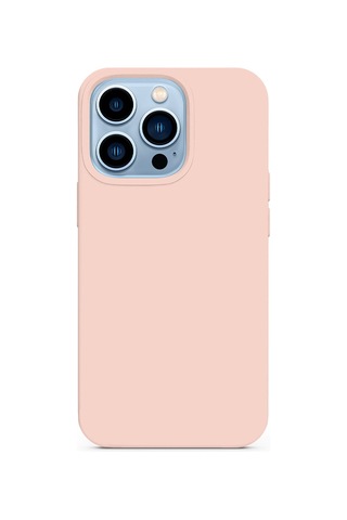 Epico Silicone Magnetic - Magsafe Compatible Case Apple iPhone Uyumlu 13 Pro Max - Candy Pink Pembe