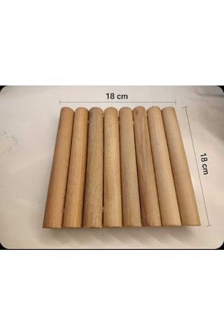 Ahşap Nihale 2 Adet 18x18