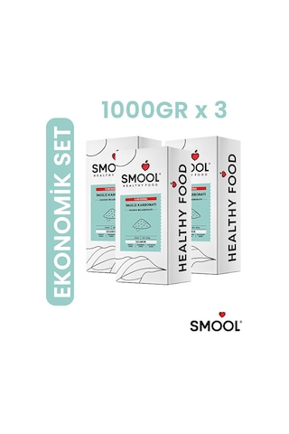 Smool 3 X 1000 G. Ingiliz Karbonatı 3x1000 Gr Içilebilir Katkısız Yenilebilir Gıda Tipi Food Grade Smool 3 X 1000 G. Ingiliz Karbonatı 3x1000 Gr Içilebilir Katkısız Yenilebilir Gıda Tipi Food Grade