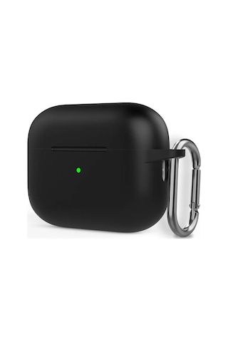 E2m Aırpods Uyumlu 1-2 Kılıf Sense Silikon Siyah Siyah